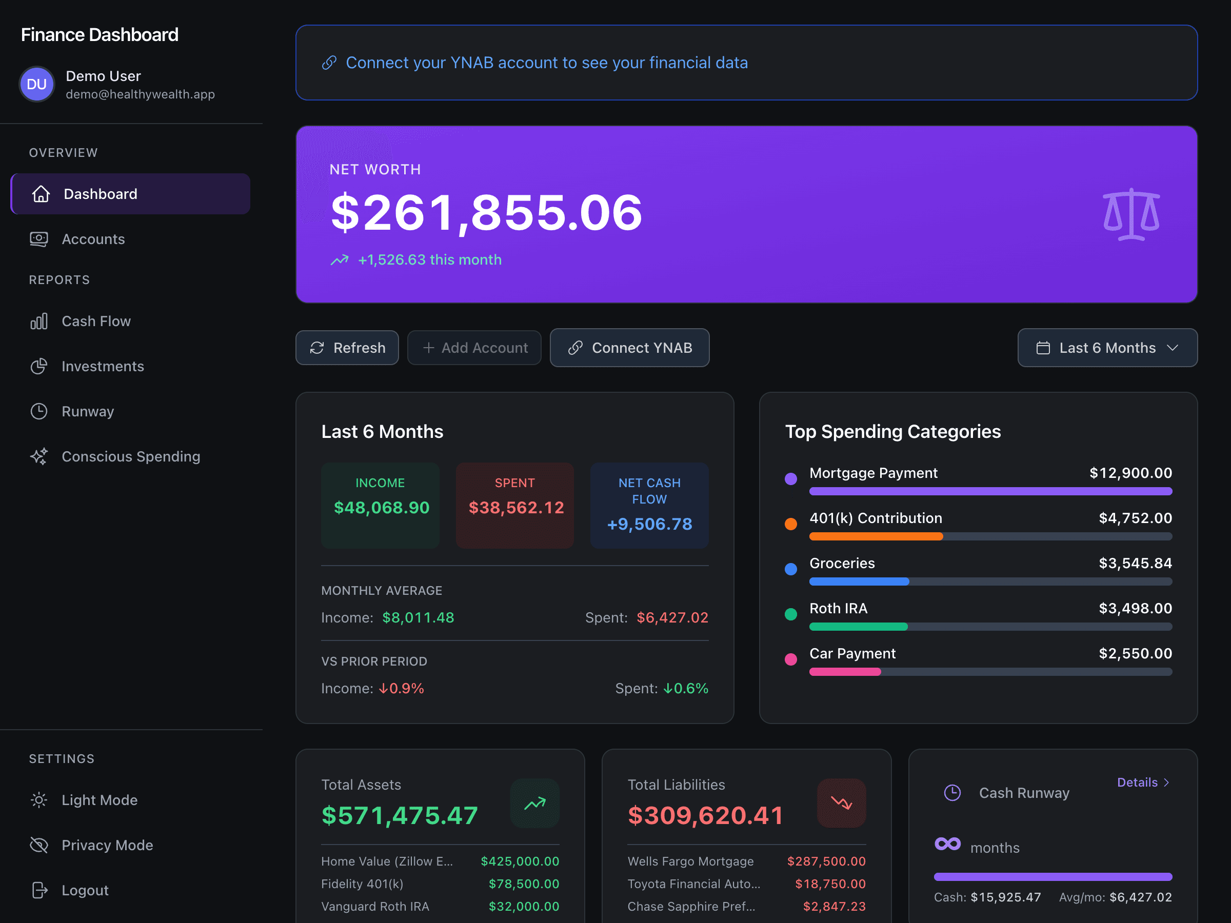 Healthy Wealth screenshot