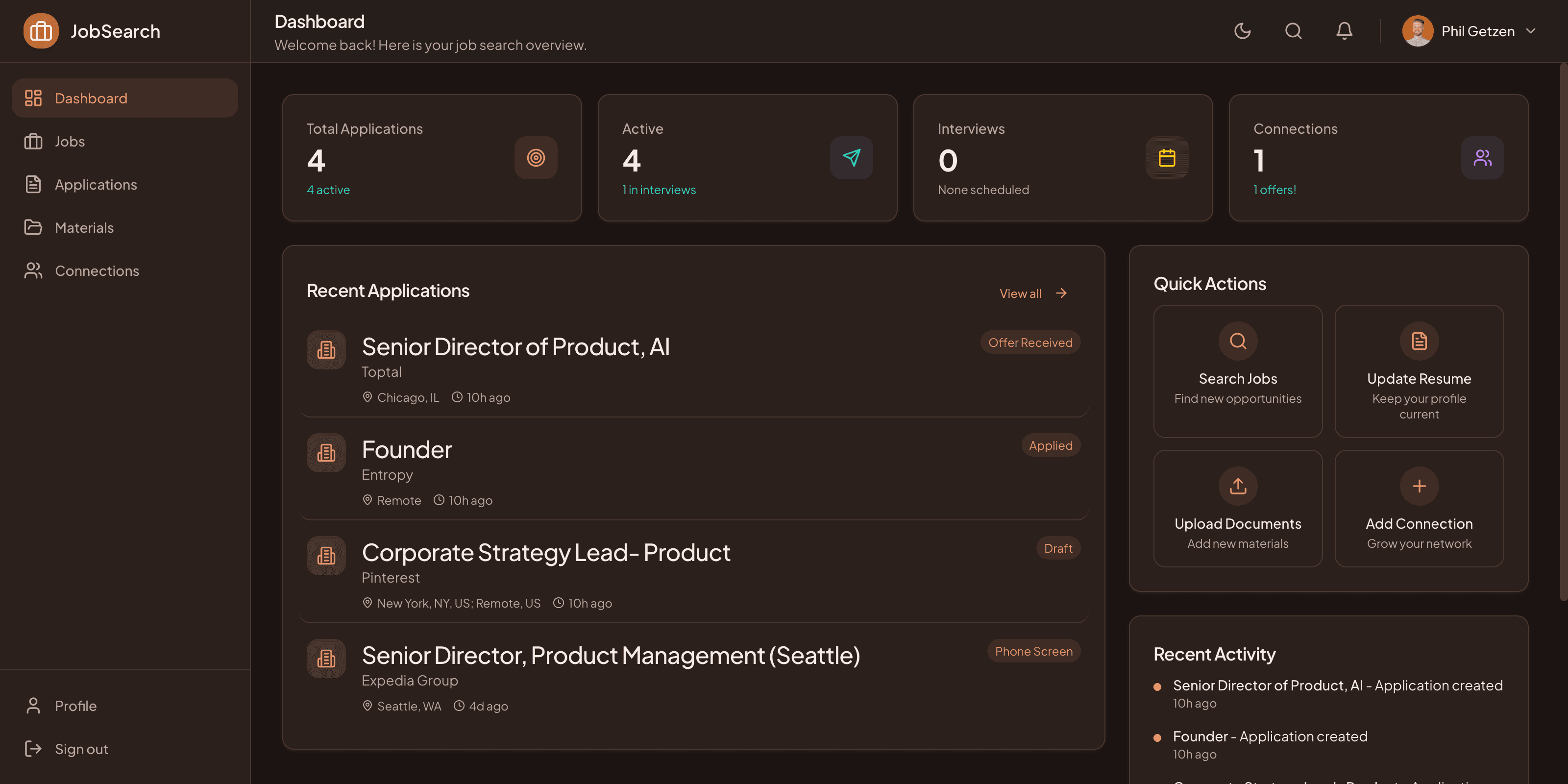 JobSearch screenshot